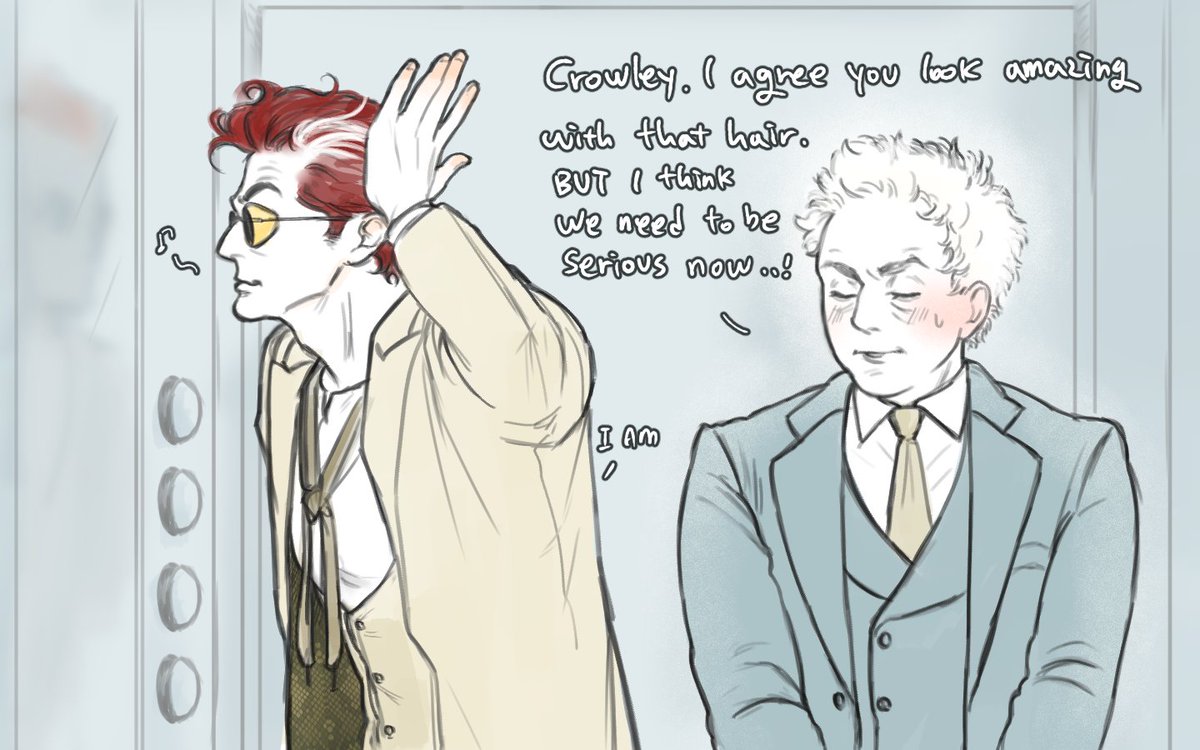 엘레베이터 안에서 

#goodomens #goodomens3