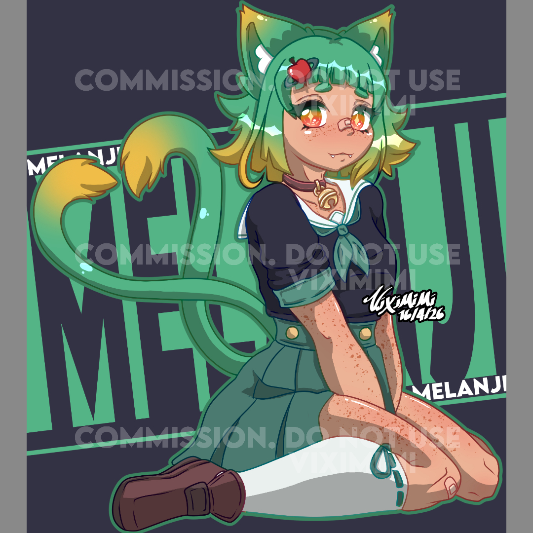 da sprite cat makes her debut~

comm for: <a href="/ZoetheCat32/">Zoe the Cat</a>