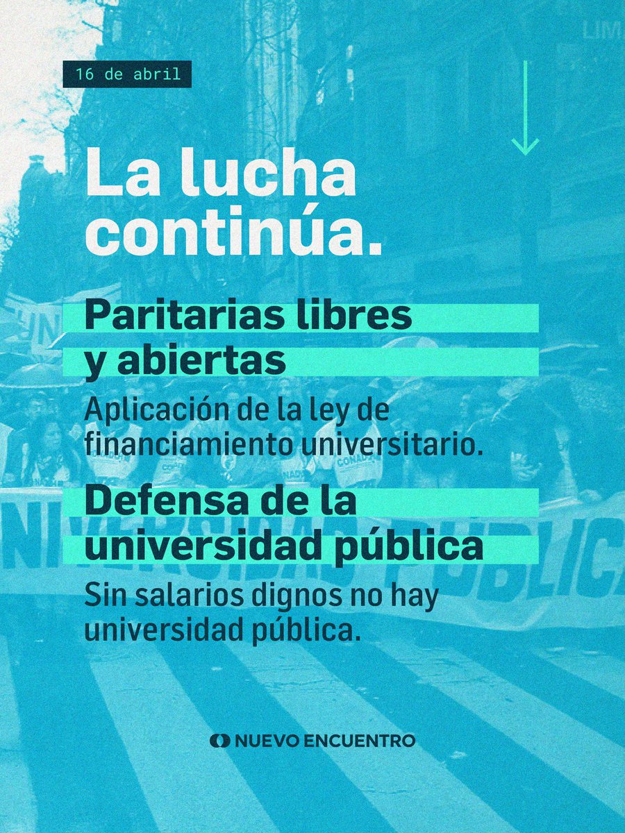 🇦🇷🏫 16 de abril | Día de lxs Trabajadorxs Docentes Universitarixs

El gobierno de Milei le declara la guerra a la educación pública: recorta salarios, congela el financiamiento y desfinancia las universidades.