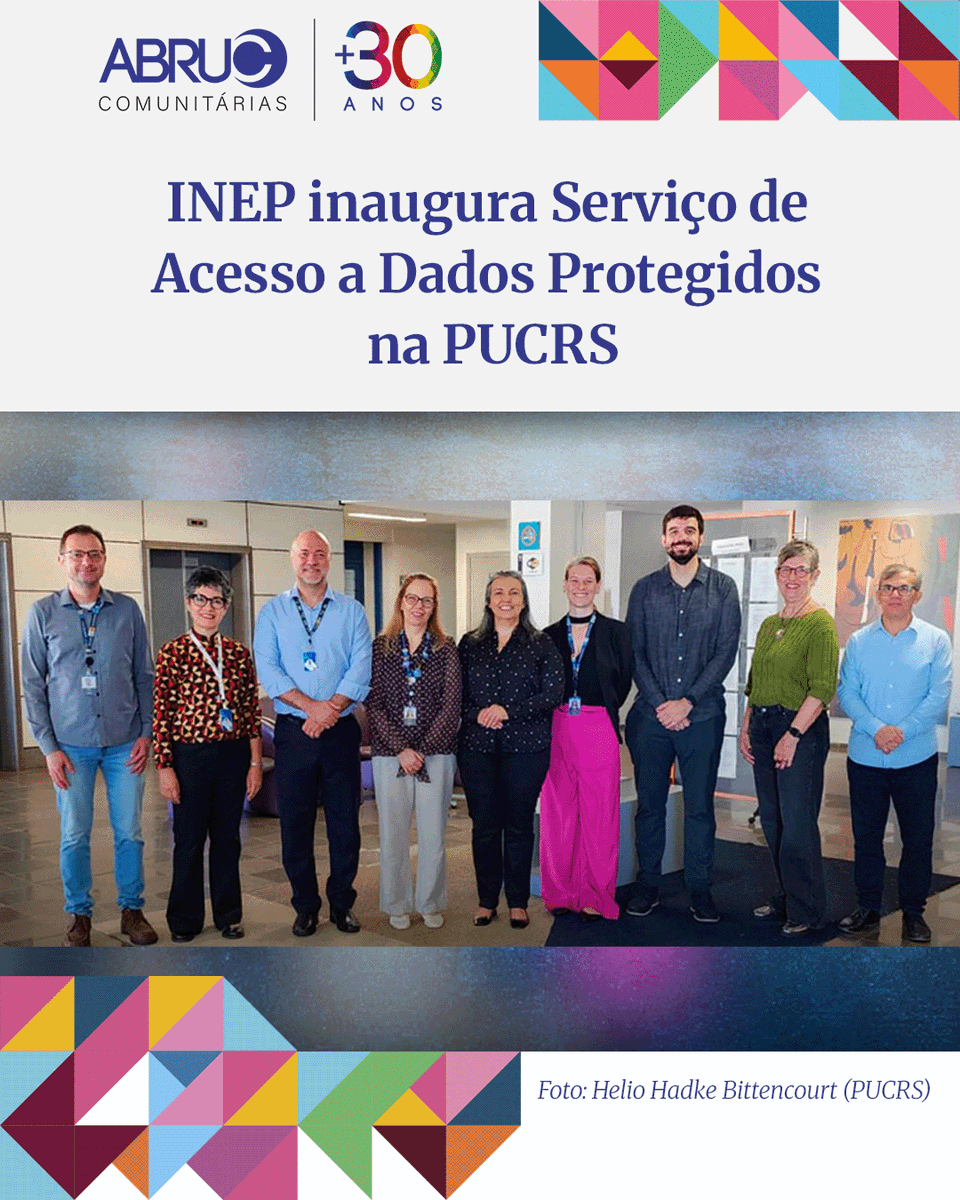 ABRUC's tweet photo. O INEP inaugurou, na terça-feira (14), um núcleo do Serviço de Acesso a Dados Protegidos (Sedap) na PUCRS. Agora, o país passa a ter 11 espaços de atendimento a pesquisadores interessados no uso de bases de dados educacionais sigilosas.

Saiba mais: https://t.co/rBmcKnxH8W https://t.co/BxwnACntgD