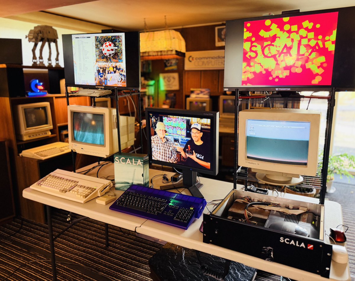 AmigaBill_'s tweet image. Our WAUG SCALA exhibit is ready to rock at VCF East this weekend April 18-19 at the Infoage Science Center in Wall Township NJ. Come say hi! vcfed.org/events/vintage… #commodore #commodoreamiga #retrogaming #vintagecomputer #VCFEast @vcfederation @InfoAgeMuseum