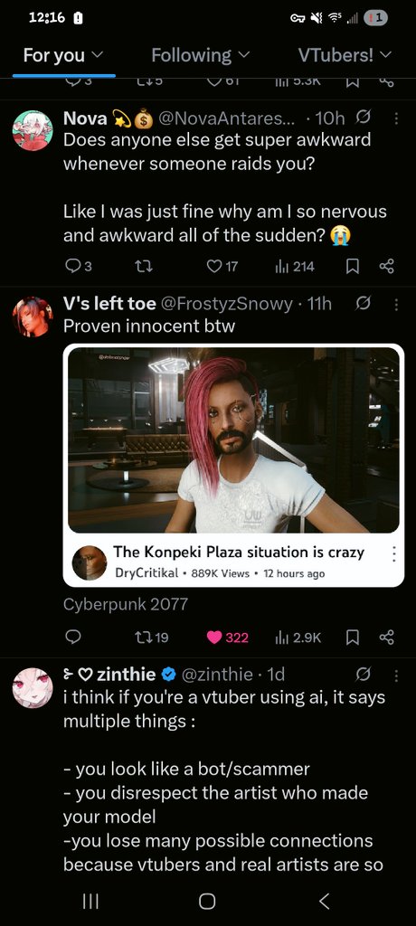 TsukigataNous's tweet photo. my fyp is just cyberpunk memes and vtubers https://t.co/P52Dujgx0h