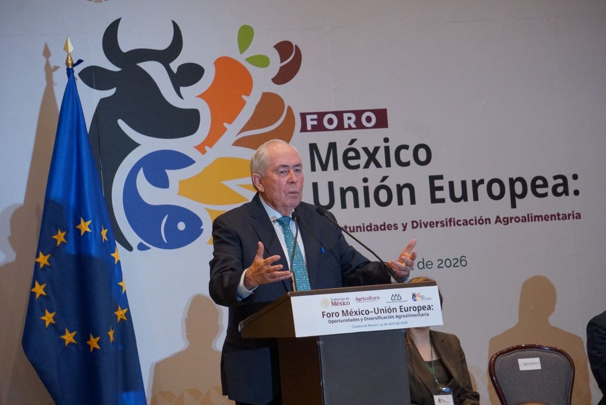 Presentes en el Foro México - Unión Europea 🇲🇽🇪🇺  #TLCUEM 

El Tratado de Libre Comercio entre México y la Unión Europea ha sido un pilar para fortalecer la relación económica y comercial entre ambas regiones. 

Seguiremos evaluando oportunidades de exportación hacia la #UE.