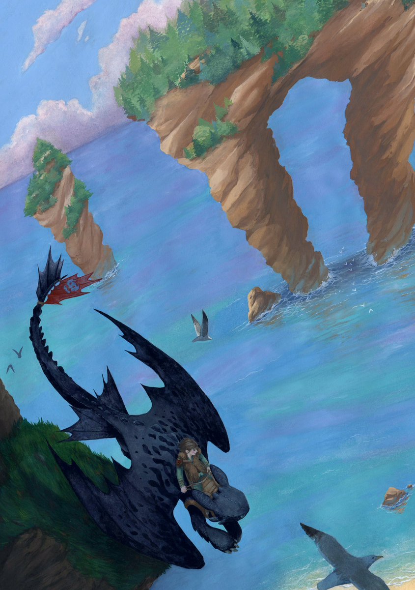 Where No One Goes 🖤❤️

My piece for Together From Afar, the HTTYD tribute exhibition celebrating the film’s 15th anniversary at Gallery Nucleus.