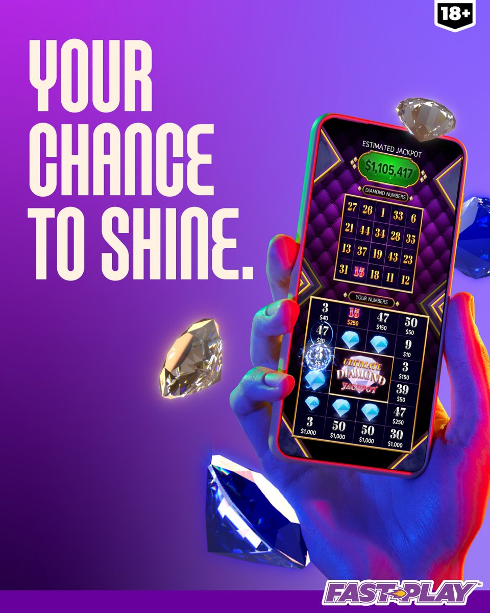 IllinoisLottery's tweet image. 💎 Congratulations to last Friday's winner who won $763,986 playing #FastPlay Ultimate Diamond Jackpot! Play now: bit.ly/33dEvn8

Be Smart, Play Smart® Game odds available at IllinoisLottery.com