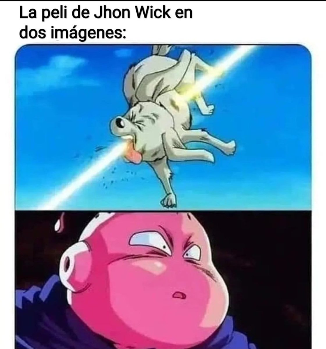 Nerdcopolis's tweet image. Cierto... 😅

#memes #memesdaily #Diversion #Funny #JohnWick #DragonBallZ