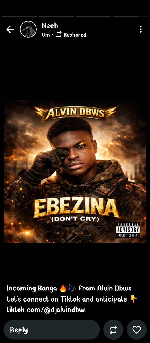 AlvinDbws's tweet photo. My New Song Dropping Soon
Anticipate Greatness 💯🎶🕯️🦋 
#newsong #x #MusicMoments https://t.co/IYZTidBdfT