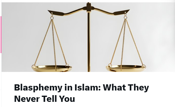 Excerpts from: Blasphemy in Islam: What They Never Tell You
...
I dare to say that there is blasphemy in every society today. What each society and religion calls it is what differs. The West has not abandoned the principle of protecting its sacred things. It has only changed