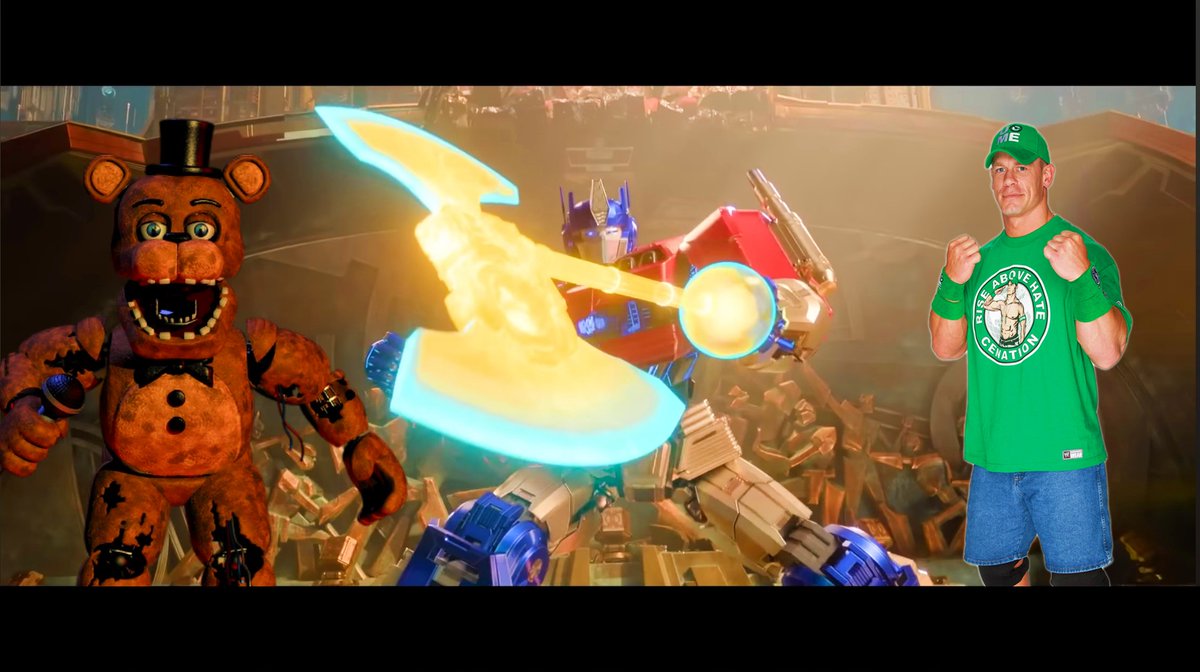OptimusCenaNews's tweet photo. First look at 'TRANSFORMERS: TWO CENAS'
in theaters September 20th 2027 https://t.co/UUUBorR3ZE