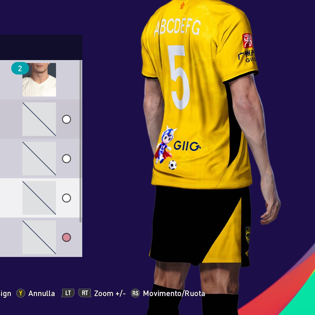 ClausVampire89's tweet image. LAST TEAM OF CL1

KIT PACK 1/6 
Guangdong GZ- Power (China League One🇨🇳) 
HOME KIT 2026
COLLAR 2
ALL IN DRIVE
@evo_web
@PESUniLegends
@PesUniverse
#Patch #pes21 #eFootball #PES #kitmaker
@PesModding
@UMLmod
#eFootball2026 #PES2021
@play_eFootball 
#FootballFans
@PESMasterSite