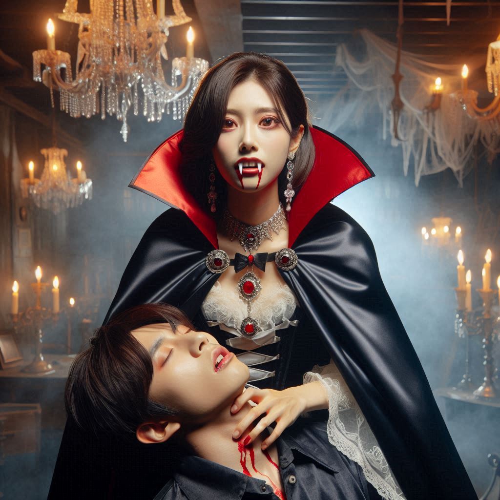 aibeautyvampjp's tweet image. The Lost One (11)
‘I didn’t want to do this to you.’
‘But it’s so you can live, isn’t it? This is goodbye.’
I planted a hot, passionate ‘kiss’ on the nape of his neck.
#vampire