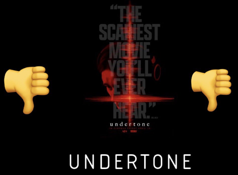 Disco_Girly's tweet photo. 2 things I’ve learned today .. 1 - Never trust your child to pick a film at the cinema 2 - Do not go and see The Undertone..Repeat..Do not go and see The Undertone 🤨🤨 There is literally 1 person in the whole film 🎥 🍿 🤦🏻‍♀️ https://t.co/0hn3BuGEAB
