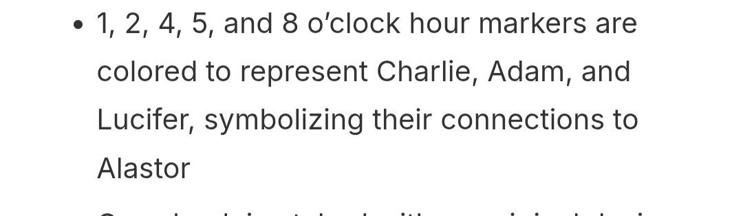 Clock merchandise showcasing Al's important connections, featuring Lucifer, Adam, and Charlie; their dynamic will develop over the next three seasons. Furniture combining their signature elements: "radio, apples, and snakes."