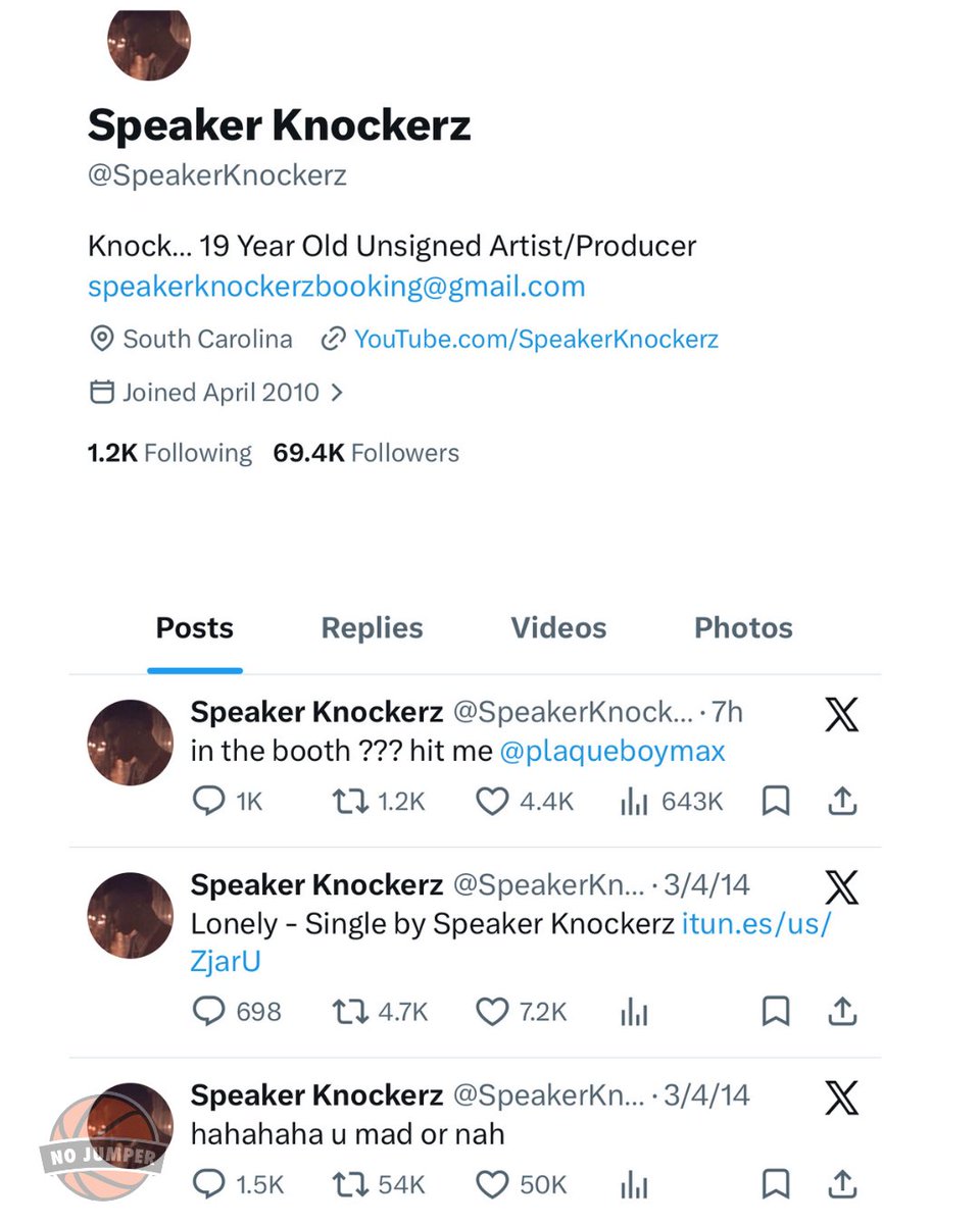 No Jumper tweet media