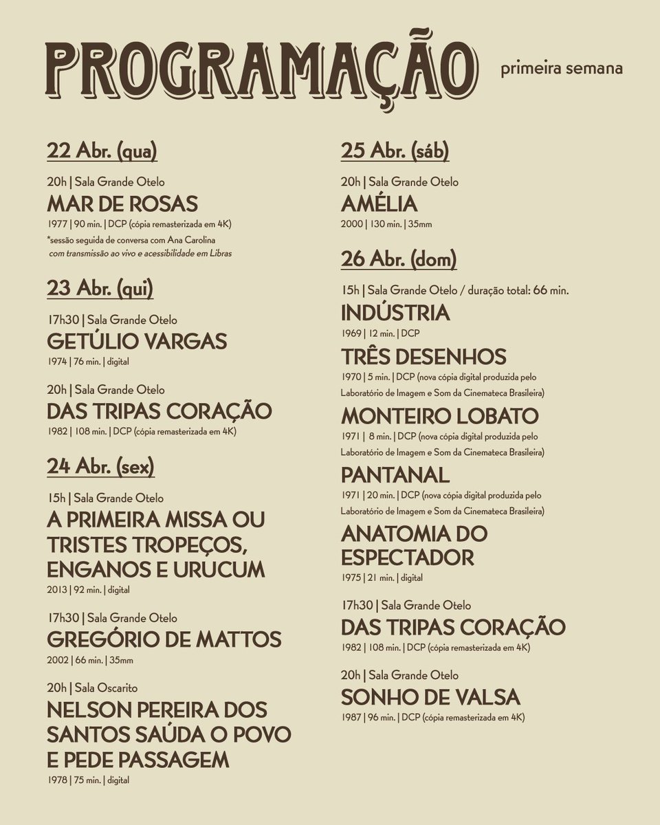 Cinemateca Brasileira tweet media