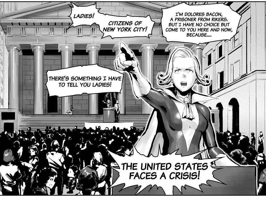 「1950年頃のニューヨークに"日本人"と大怪獣が出てくるマンガ」を描いたんです。2024年に。ゴジラのアイディアを盗んだんじゃないんです。信じてください。 