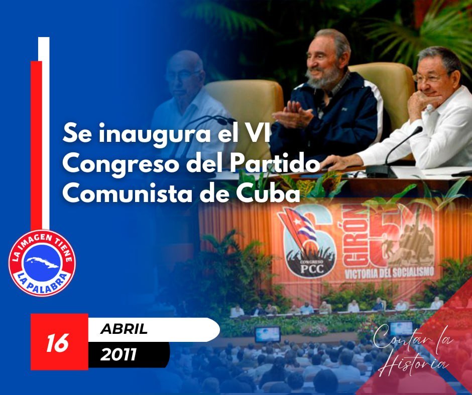 El VII Congreso del PCC reafirmó la continuidad política, pero también abrió debates sobre la modernización económica. Fue el último congreso en el que #Fidel participó, y en que sentó las bases para las transformaciones que marcarían la siguiente década en #Cuba.

<a href="/AntillaGran/">꧁🇨🇺Gran Antilla ꧂</a>