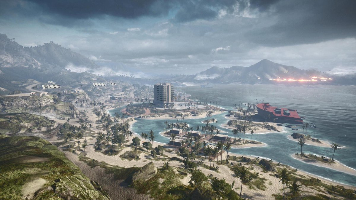 LIO_ENPL's tweet image. ゴルムドより大きくなるというMAP
ツルリーフ（ツル礁）
名前は置いといて、
BF4のHAINANリゾートの日本風みたい。
HAINANとは言わず、ゴリラって言ってた。
#BF6