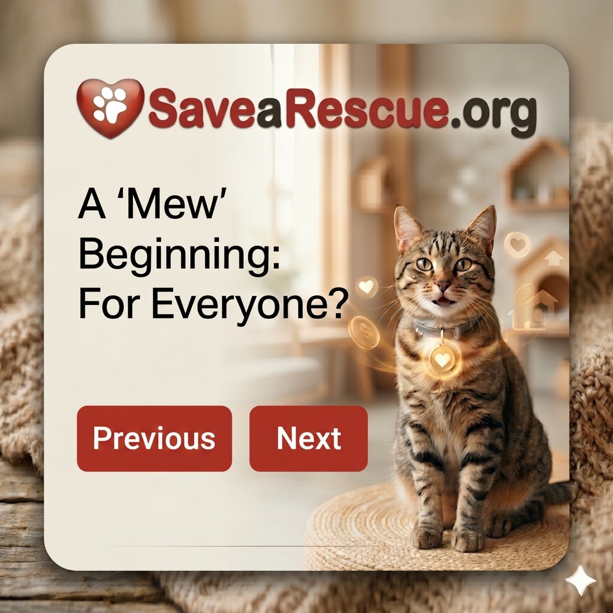 SaveARescue's tweet photo. Adopt a cat 🐾 Enjoy love, comfort &amp; better mental health. Low maintenance, apartment-friendly, and adopting gives rescue cats a second chance ❤️

#AdoptDontShop #CatAdoption #CatLovers #RescueCats #PetLife #CatsOfInstagram #AdoptACat https://t.co/yoatTEb9VR