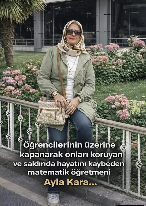 Ülkemizin başı sağolsun. Hayatını kaybeden, Kahraman AYLA öğretmenimize ve Evlatlarımıza ALLAH'TAN Rahmet, ailelerine de sabırlar diliyorum. Yaşanan çok büyük bir acı..Nedenlerini, yıllardır yaşanan ama bir türlü ilgilenilmeyen sorunlarda arasın yetkililer.
#Kahramanmaraş