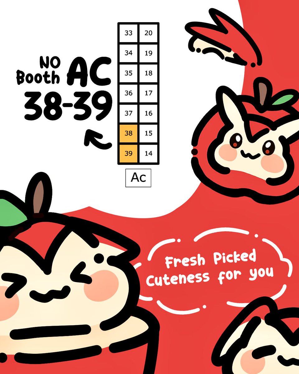 CF tinggal sebulan lagi nih. Kunjungin booth aku di AC38-39 ya 😳✨ Oh iya link PO katalog dibuka lagi: form.jotform.com/260744825376465

#CF22 #comifuro22 #pokemon #honkaistarail #HSR #UmaMusumePrettyDerby #UmaMusume