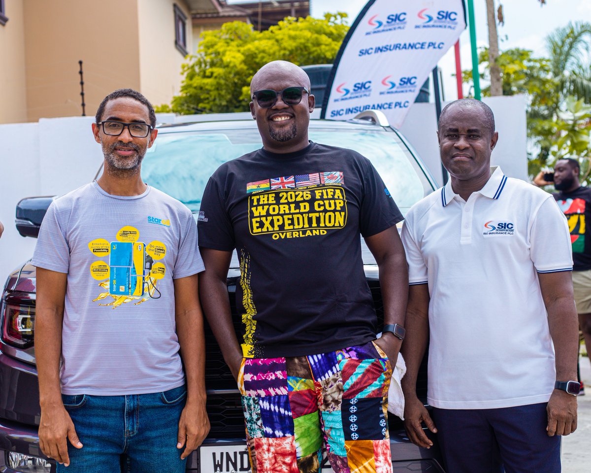 staroilghana's tweet photo. StarOil is proud to partner @WanderlustGhana  Expedition as the official fuel sponsor for their 2026 overland journey from Ghana to the United States of America.

We are honoured to support this bold and inspiring adventure, helping to fuel a journey that showcases resilience, exploration and Ghanaian enterprise on the global stage.

Powered by StarOil Ghana, Covered by @SICinsurancePLC 

#EveryDropCounts 
#QualityYouCanAfford 
#StarOilGhana 
#CoveredbySICpoweredbyStarOil