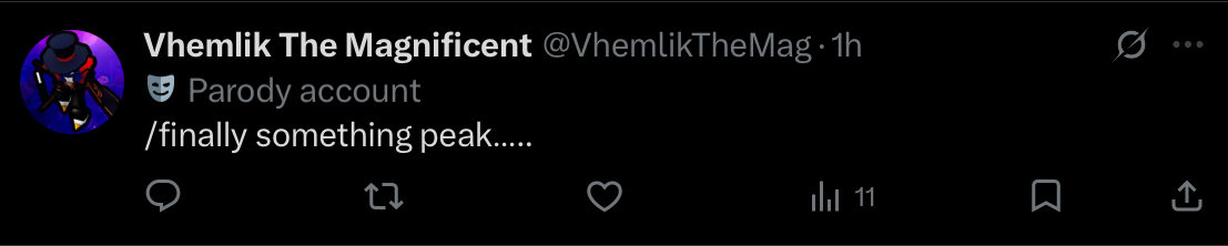 Vhemlik The Magnificent tweet media