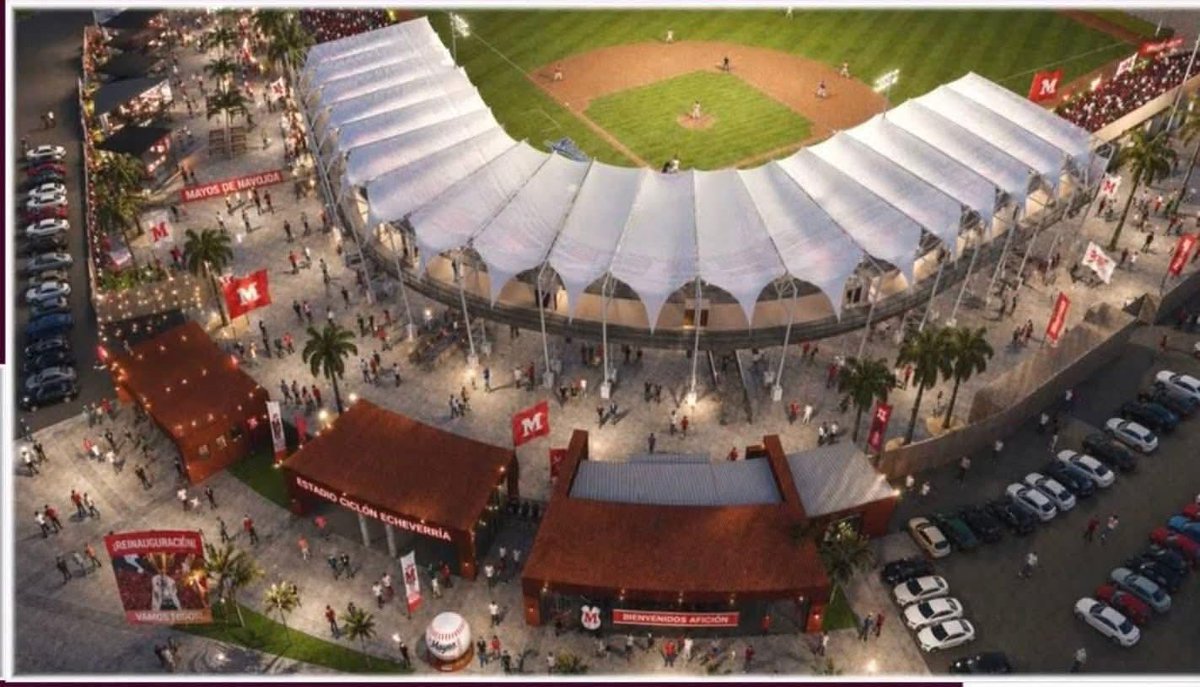 joframaso's tweet photo. 🚨 INVERSIÓN EN ESTADIO 🏟

Se invertirán 150 MDP en el estadio de #Mayos de Navojoa para su regreso a #LMP.

✅️ #Mayos regresará para la Temporada 2026, después de su fallida mudanza a Tucson. https://t.co/wJfw3FMKGG
