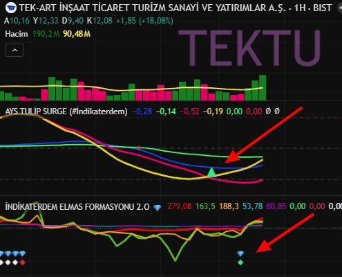indikaterdem_'s tweet image. Haftalık grafiklerdeki sessizliği Ay’s Tulip Surge bozdu! #TEKTU dipten gelen o yeşil üçgenle 'ben buradayım' diyor. #ElmasFormasyonu 2.0 zeka motorunun onayıyla, sabrın teknolojiyle buluştuğu noktadayız. Trendin ritmine güvenin. 
@Nehiryeli 
 #ATS #indikaterdem @AkademiDiamond