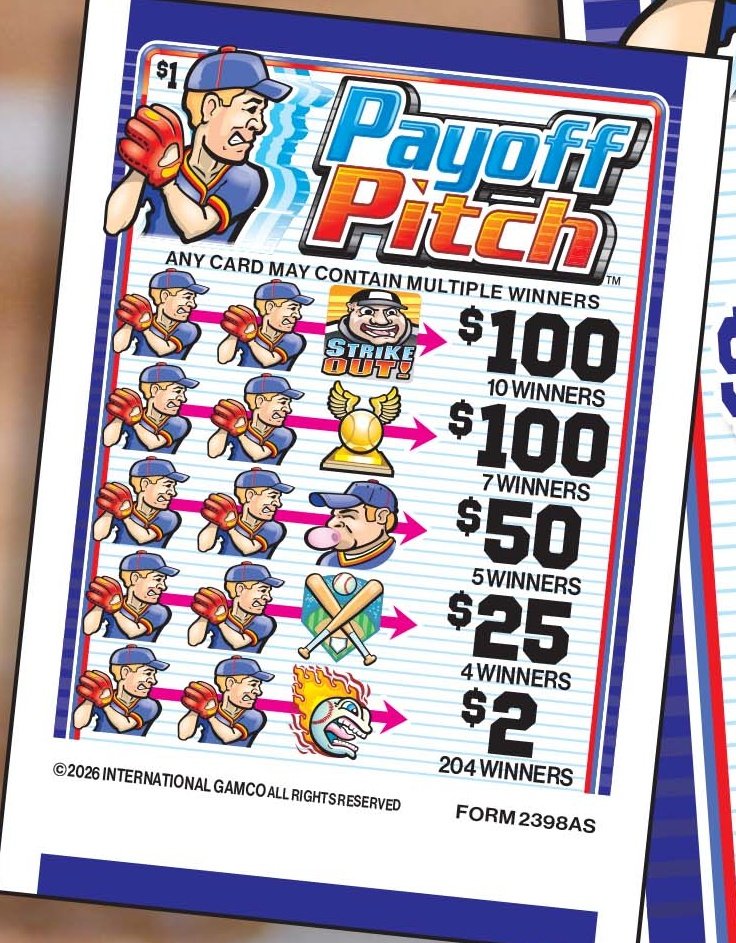 GamcoPulltabs's tweet photo. Here's the pitch!
PAYOFF PITCH
Play pulltabs for the win. https://t.co/lZhxl8irqm