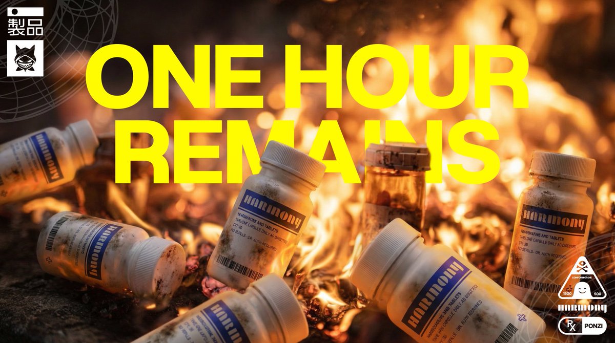 over 20,000 NFTs have been burned in favor of <a href="/solana/">Solana</a> being the home of HARMIES. it will take a miracle for <a href="/ethereum/">Ethereum</a> to come back at this rate. check out the solana collection at the link below. 

⏰ 1:00:00 -> 🎬 -> 🪂

magiceden.us/marketplace/ha…