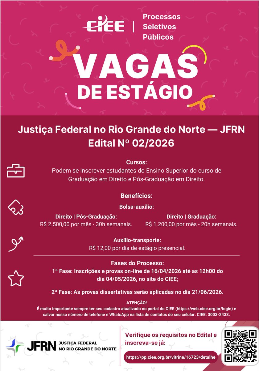 Justiça Federal/RN (@jf_rn) on Twitter photo 