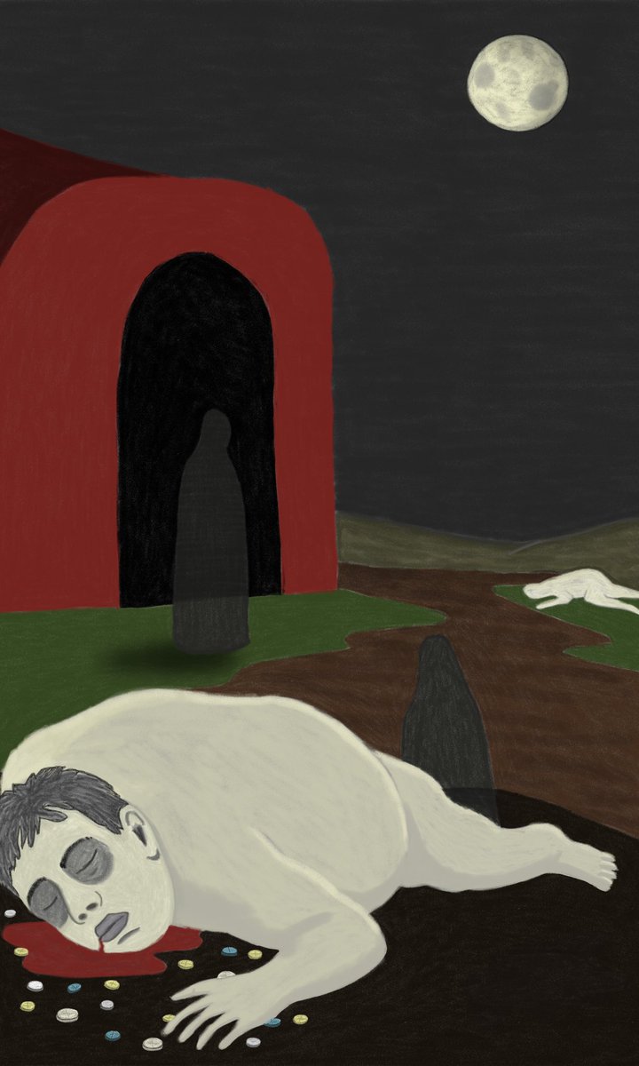 I sometimes use my dreams and nightmares as inspiration for my work. It’s not exactly avant-garde, but it’s real. GM.

Prefiguración de la ausencia (2025)