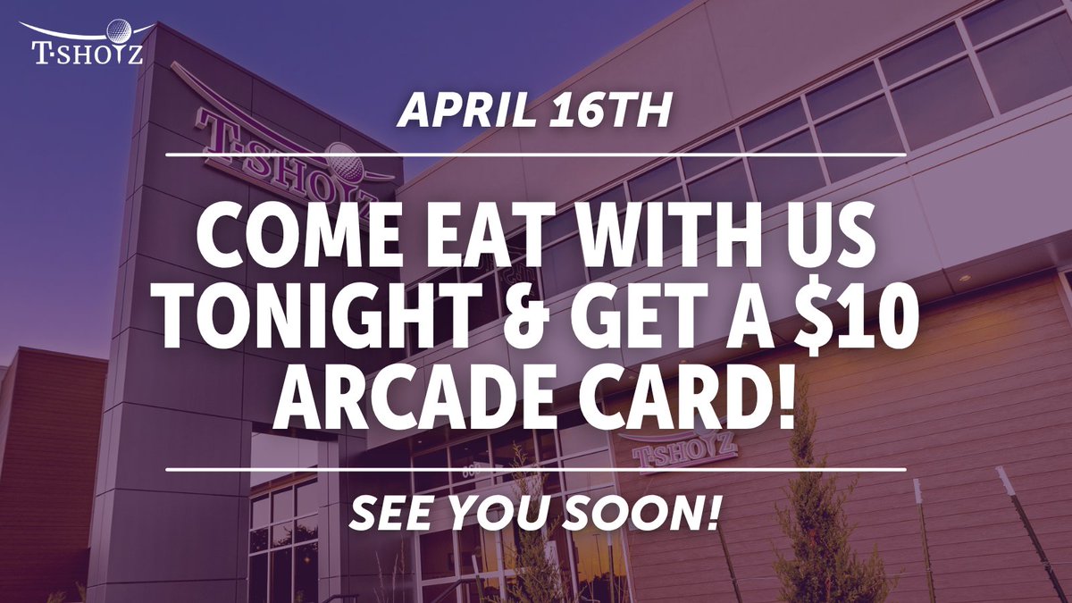 TShotzKC's tweet image. Thank you for your patience with our net repairs. Come grab a bite to eat in our restaurant tonight, open at 4PM, and get a $10 arcade card on us from 4PM to 8PM! Plus, check out Duckpin Bowling, with lanes only $25 per hour!

#Arcade #DuckpinBowling