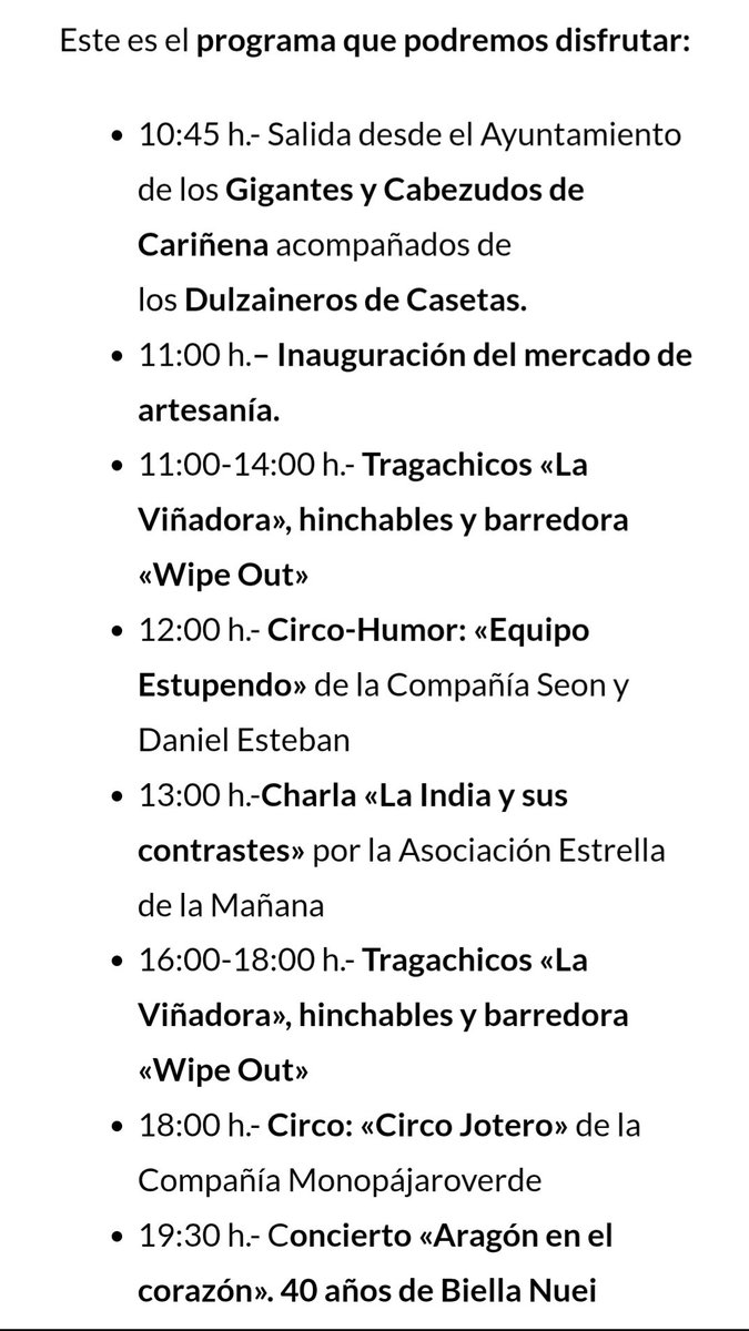 RS_baturro's tweet image. El próximo jueves celebraremos el dia de #Aragon  en #Cariñena. Visita el mercado y además de vernos disfruta de un día cargado de actividades.
Más información en: carinena.es/san-jorge-2026…
#RSmercados #IndumentariaAragonesa #RegalaIndumentaria
@SoiDAragon @CarinenaTurismo