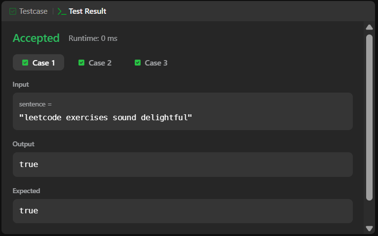 Shubhampateldev's tweet image. Day 209/365 – #365DaysOfLeetCodeChallenge
“Circular Sentence” 🔁
Check last→first for each word + wrap-around condition 💡

#leetcode #java #DSA #strings #coding #programming