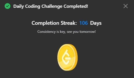 RootMadhav's tweet image. Day - 106
LeetCode POTD
LeetCode - 3488
Problem - Closest Equal Element Queries 
#LeetCode #LeetCodeStreak #Coding #POTD #365daysofcode #POTDwithLeetCode