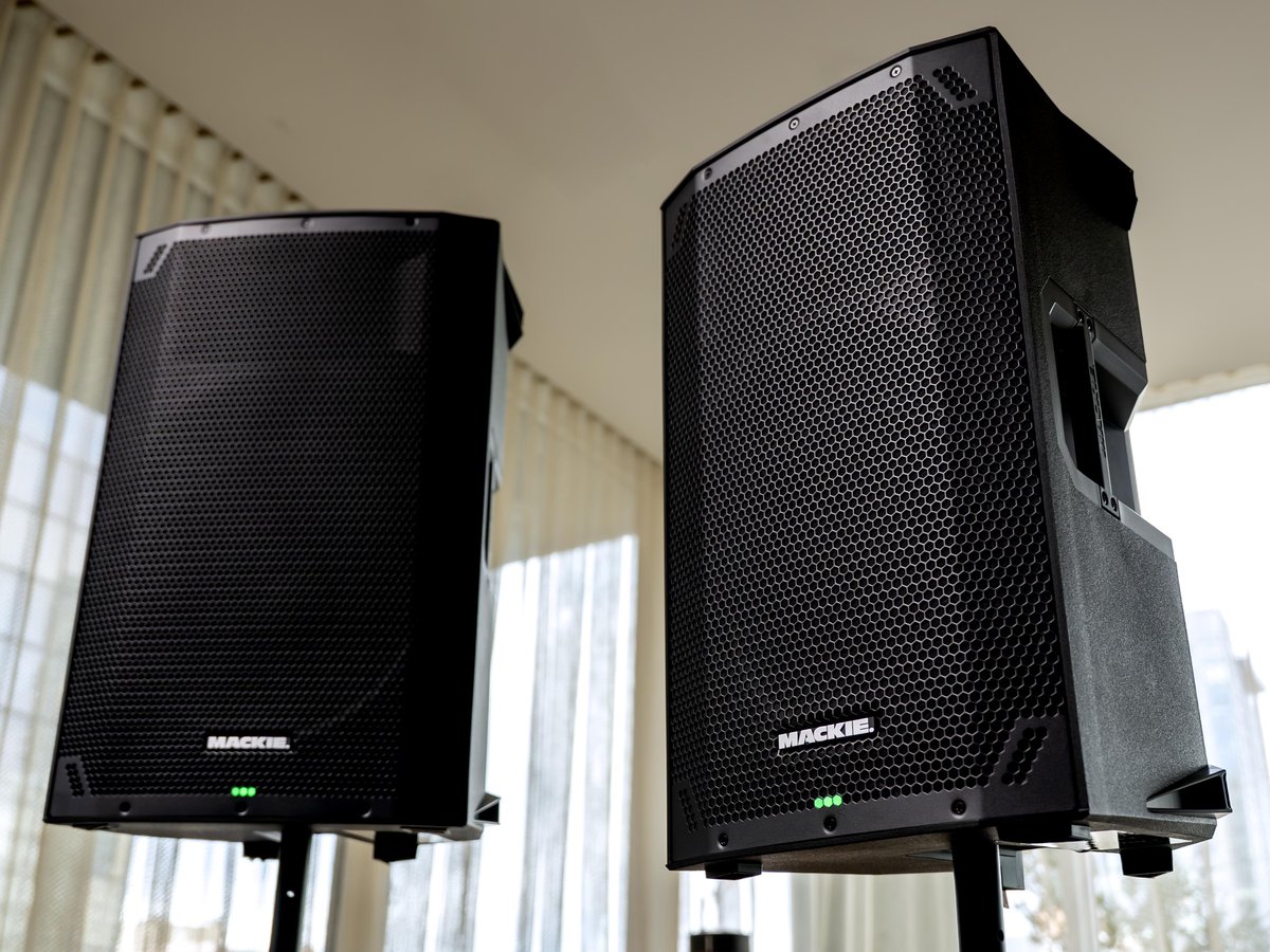 MackieGear's tweet photo. ICYMI: Thumpv4 loudspeakers just dropped 🔊

Whether you're a musician on stage or a DJ on the dance floor, make an impact with Thumpv4. SoundCheck DSP™ makes setup as easy as pressing a button, with four voicing modes and smart features that keep your gig running smoothly. https://t.co/Fvv8RpWQt1