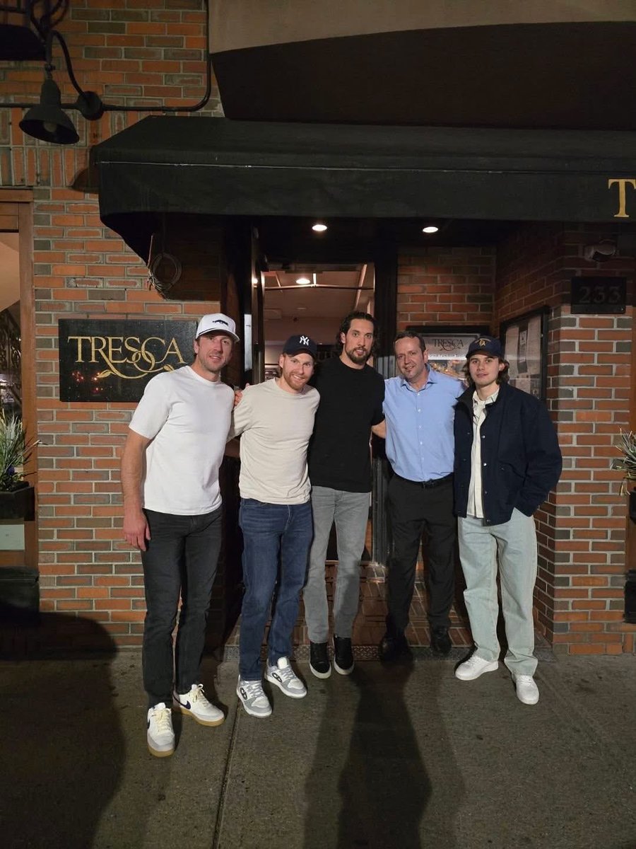 hughessdaily's tweet photo. ๐ธ| Jack Hughes spotted at Tresca in Boston two nights ago.
Credits to Tresca on Facebook. #jackhughes #nhl #hockey #boston #connorbrown #brendendillion #newjerseydevils #njdevils #jakeallen https://t.co/tVSdbeRgYd