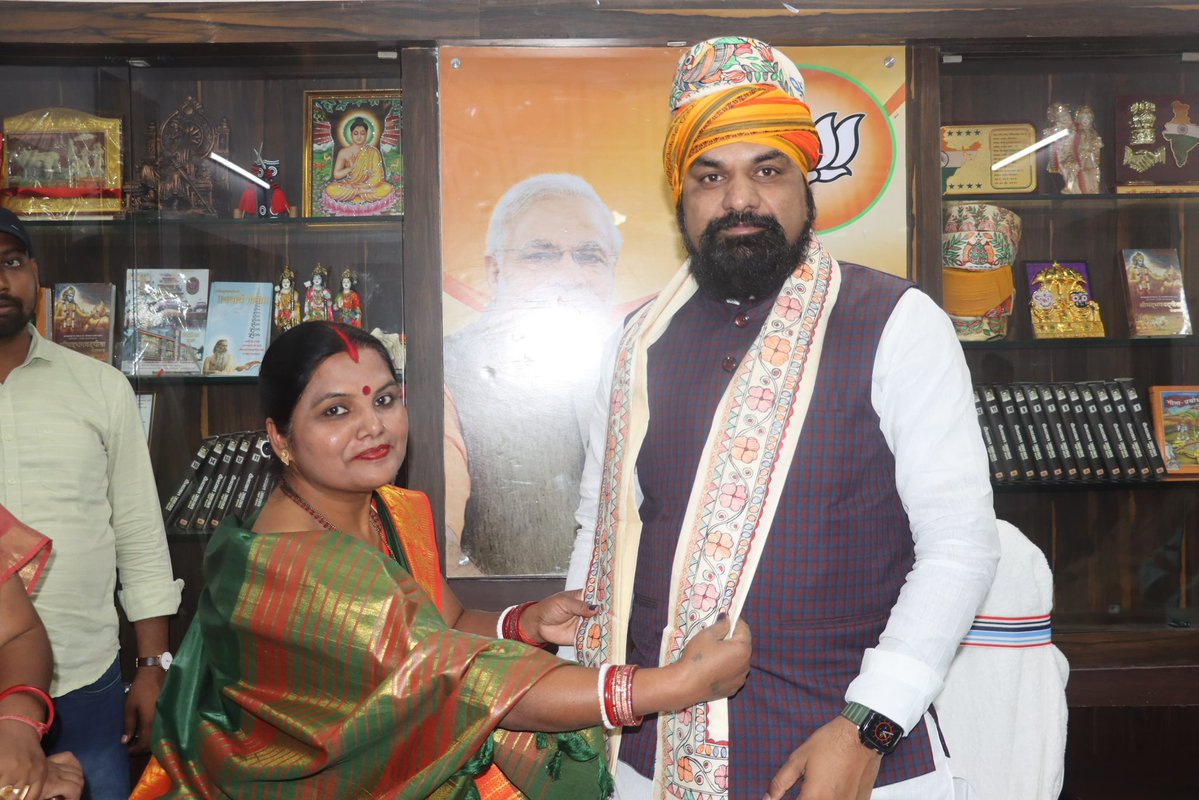 AnjniNishad's tweet image. @BJP4Bihar के विधानमंडल दल का नेता चुने जाने पर श्री @samrat4bjp जी को हार्दिक बधाई एवं सफल कार्यकाल की अग्रिम शुभकामनाएँ।

#SamratChoudhary
#BJP4bihar #NDA4Bihar
@BJP4India