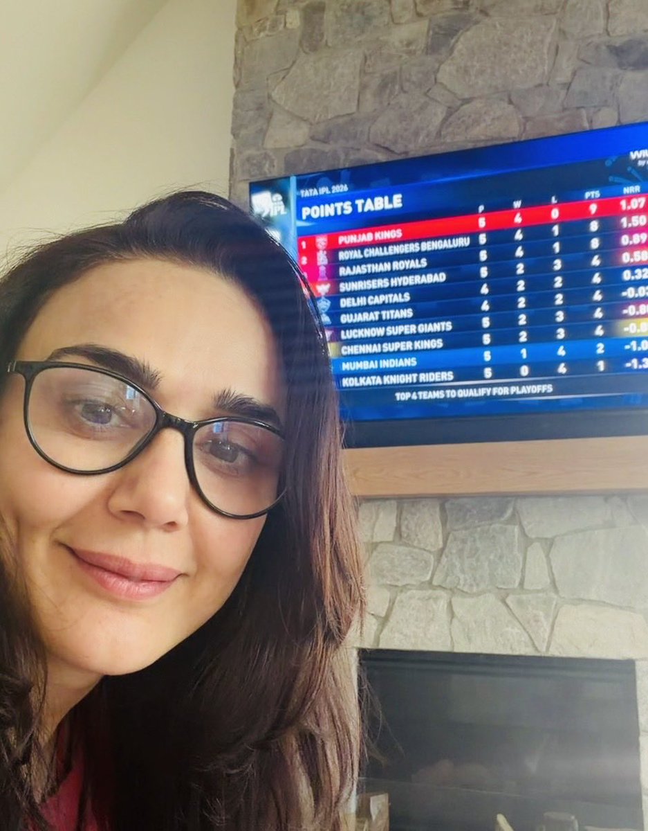 Preity G Zinta tweet media