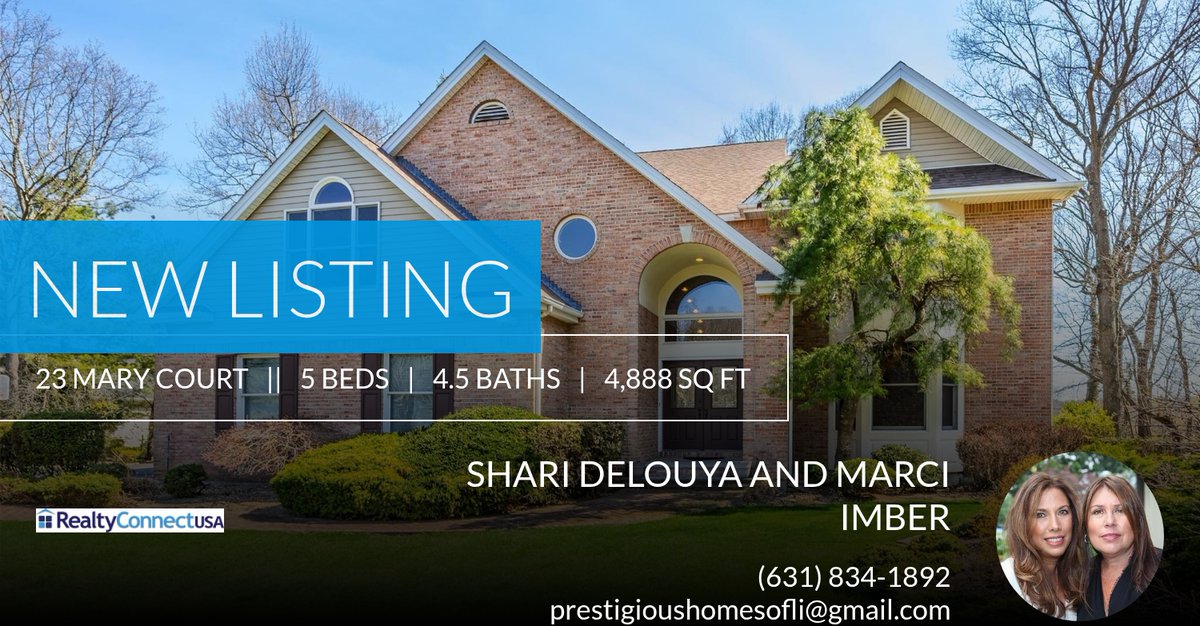 homesonLI's tweet photo. 📍 New Listing 📍 Take a look at this fantastic new property that just hit the market located at 23 Mary Court in Melville. Reach out here or at (631) 834-1892 for more information

Please call us to assist you with all of your rea... https://t.co/MIN0YqSzgj https://t.co/dKuQdAowXE