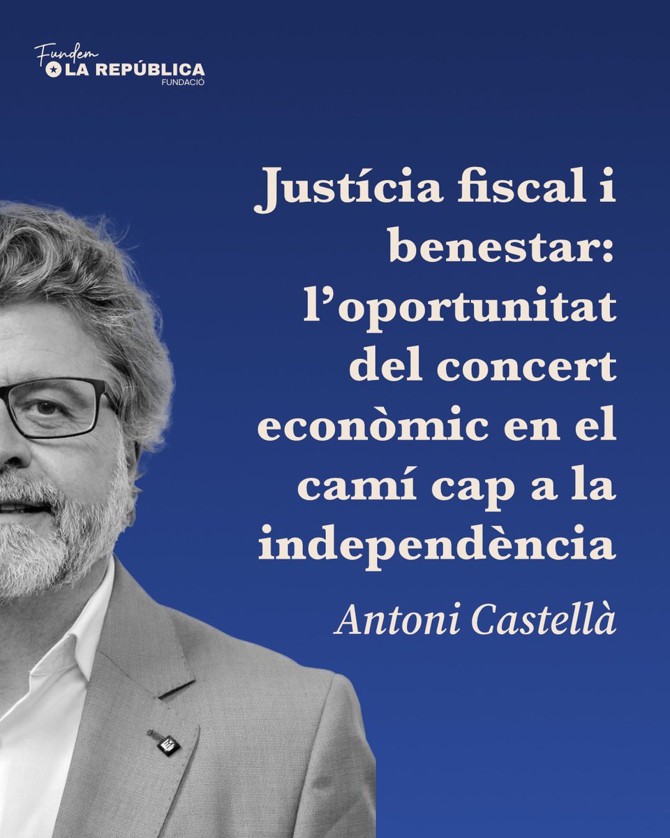 fundemcat's tweet photo. «La solidaritat, si és imposada per l'Estat, esdevé un espoli; només podem parlar de solidaritat si és decidida des de les institucions catalanes. L’oportunitat del concert econòmic en el camí cap a la independència.»

Article de @CastellaToni

Llegeix-lo! https://t.co/SRkM5lmwlV https://t.co/HaoptjNt7S