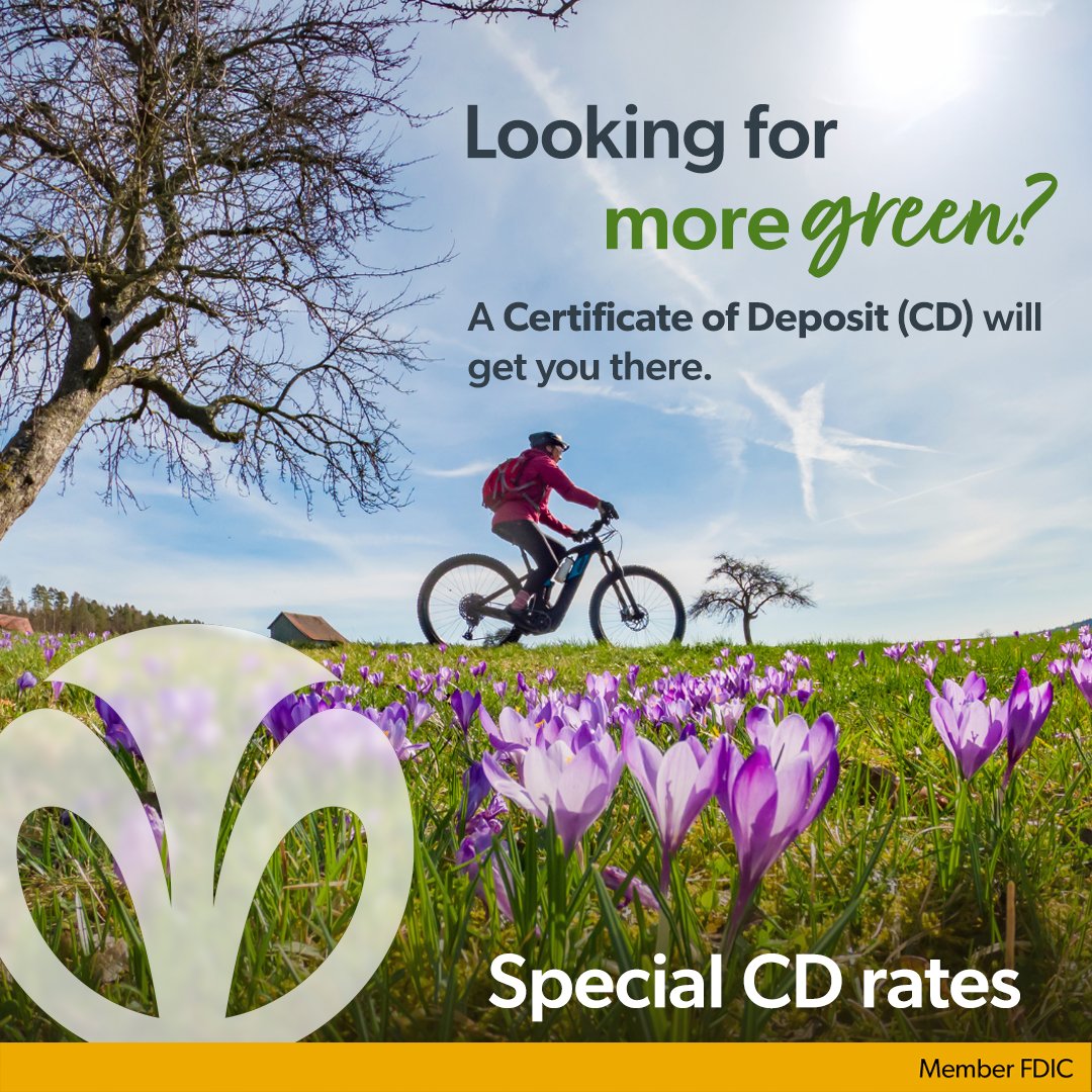 TriCountiesBank's tweet image. Ready to grow your savings? A Certificate of Deposit can help! Learn more about Tri Counties Bank’s current CD rates at brnw.ch/21x1F95. #CertificateOfDeposit #CDRates #MemberFDIC