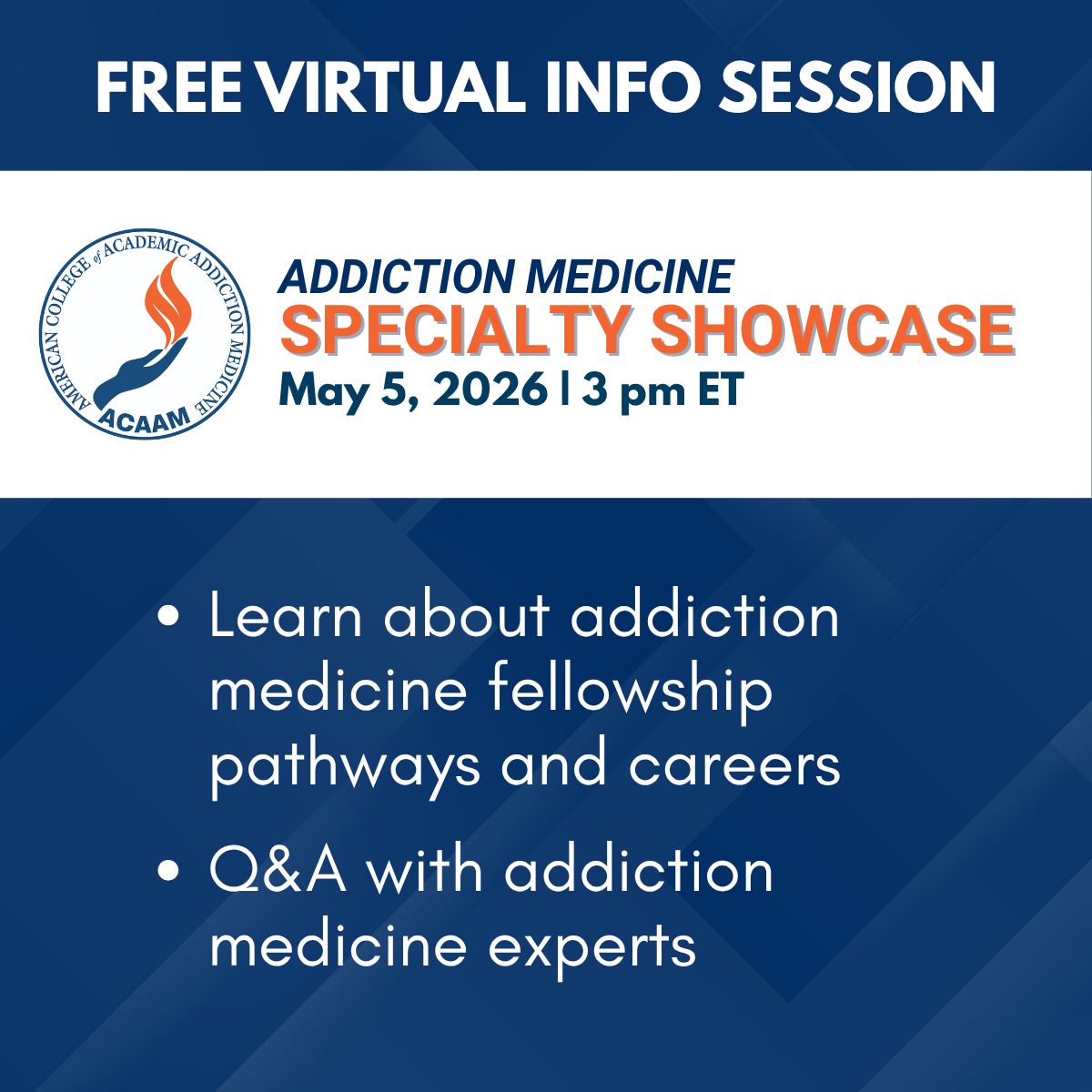 American College of Academic Addiction Medicine tweet media