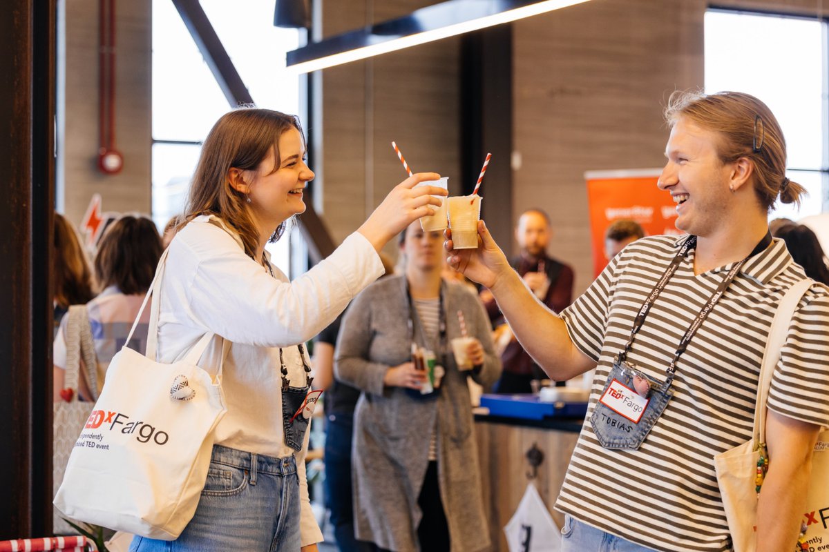 emergingprairie's tweet photo. Big ideas are meant to be shared. 

Bring your team, your friends, or your go-to thinkers to TEDxFargo CHARGE! Group tickets of 5+ unlock a discounted rate and an even better experience. https://t.co/e6gH6cW9ve