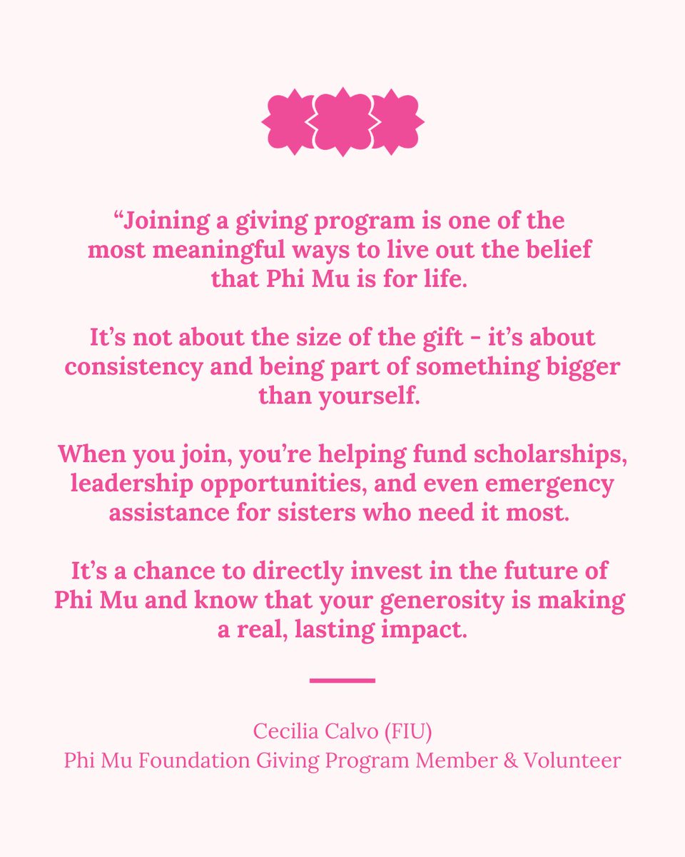 Phi Mu Foundation tweet media