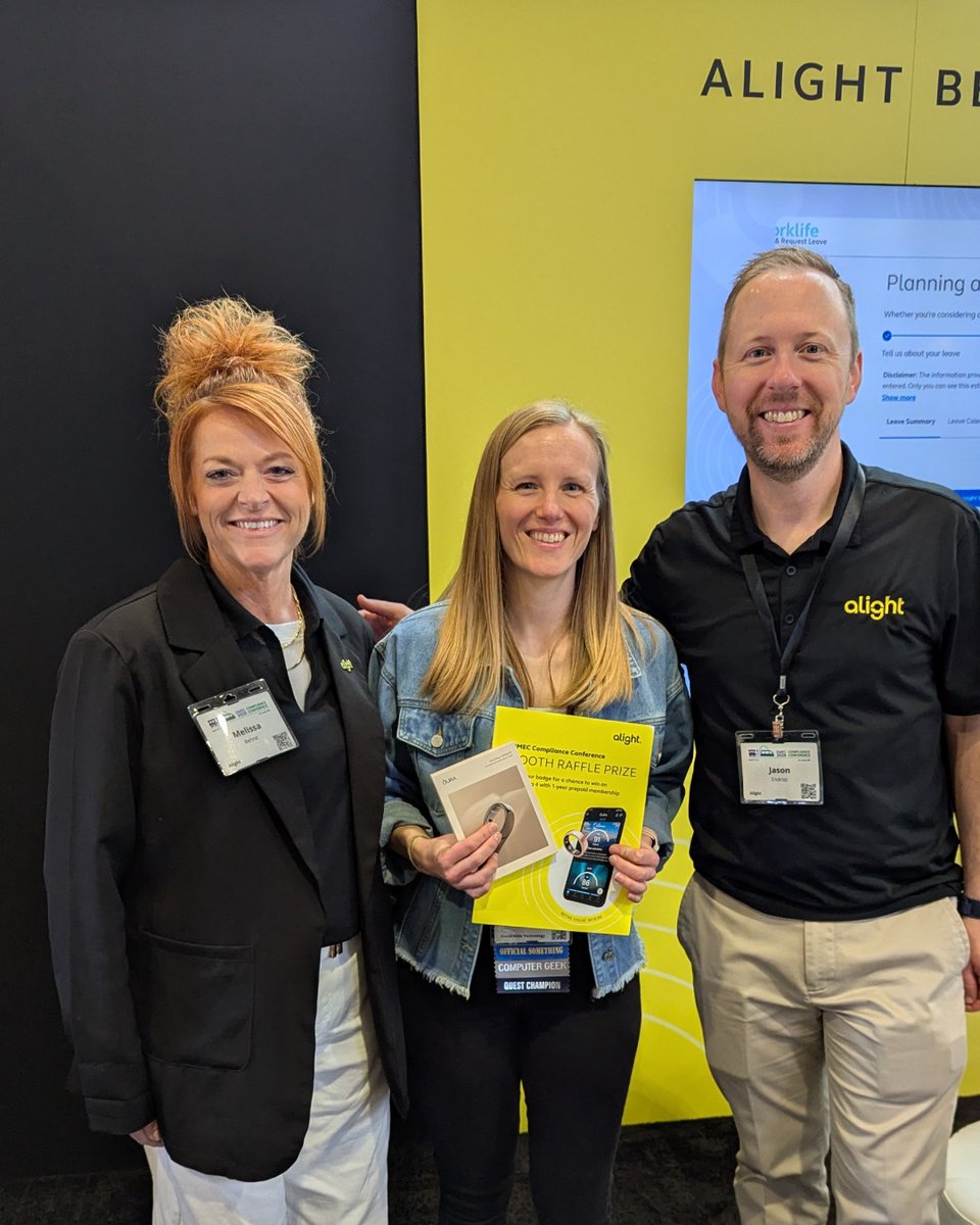 AlightSolutions's tweet image. That’s a wrap on the 2026 DMEC Compliance Conference.
Thank you to everyone who visited our booth, joined our USERRA session, attended our Ask the Experts panel, and connected with our team.  #LeaveOfAbsence #AbsenceManagement #LeaveManagement #DMEC20216