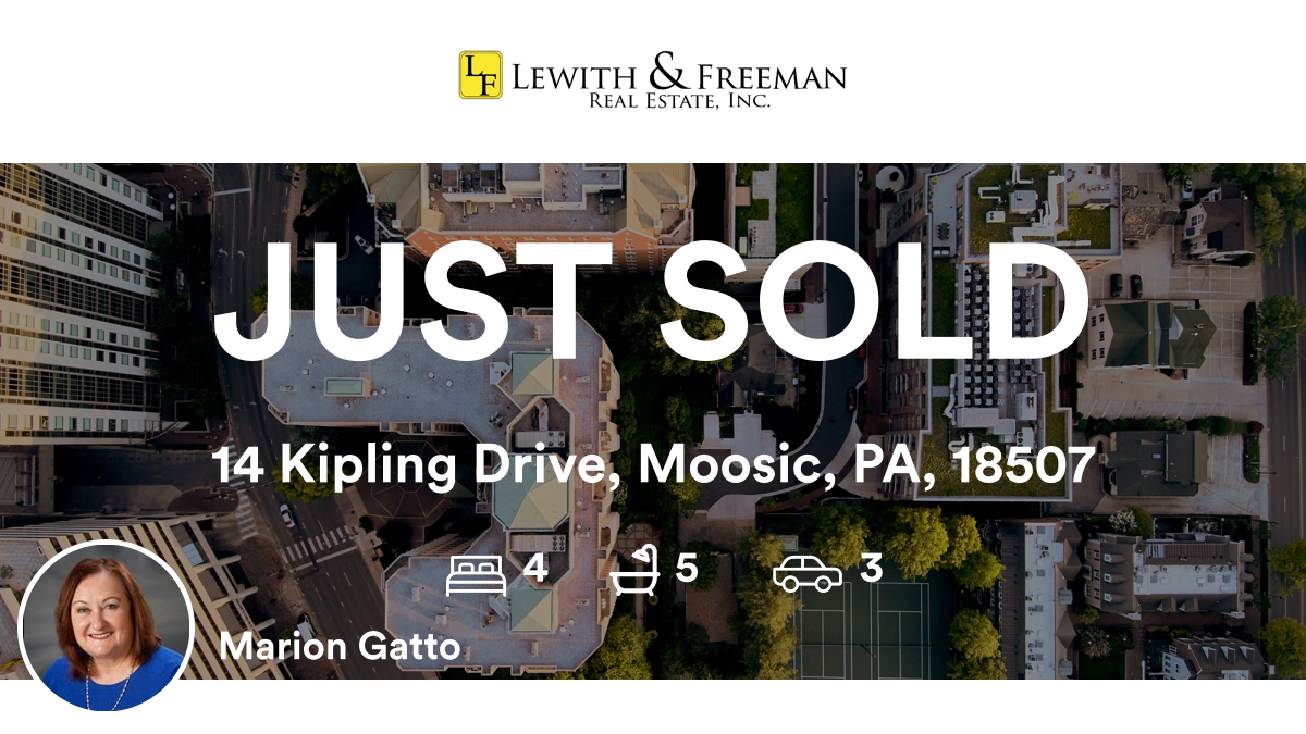 🛌 4 🛀 5 🚘 3
📍 14 Kipling Drive, Moosic, PA, 18507

Our agent’s latest sale on RateMyAgent
(PA) AB049186L
rma.reviews/9dvrgpcd6z32

...
#ratemyagent #realestate #Lewith_and_Freeman__Clarks_Summit