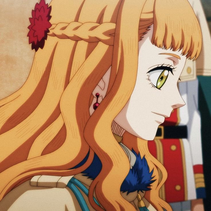 vermillion54426's tweet image. Her profile side so perfect ❤️‍🔥🤏

#mimosa 
#BlackClover